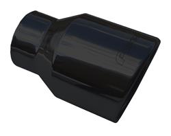 Pypes Stainless Steel  Round, Black 2.50 Inch Exhaust Tip EVT52B