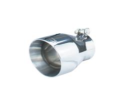 Pypes Stainless Steel  Round, Polished 2.50 Inch Exhaust Tip EVT92