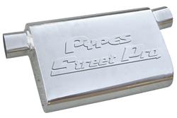 Pypes Street Pro 409 Stainless Steel 2.5 Inch Muffler MVS11
