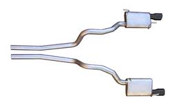 Pypes Violator Dual Exhaust Systems SFM62VB