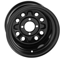 Quadboss Steely Gloss Black Wheels 12x7