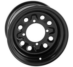 Quadboss Steely Gloss Black Wheels 12x7