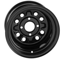 Quadboss Steely Gloss Black Wheels 12x7