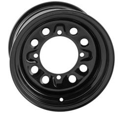 Quadboss Steely Gloss Black Wheels 12x7