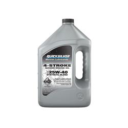 25w40 Quicksilver 4-Stroke Marine Synthetic Blend Engine Oil 8M0078623