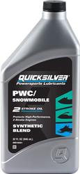 Quicksilver PWC and Snowmobile Synthetic Blend 2-Stroke Oil 8M0166406