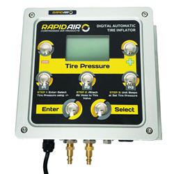 RapidAir Products Wall-Mounted Tire Inflators with Three Preset Options K3063