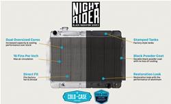Cold Case Night Rider Series Performance Aluminum Radiators for 1977-1982 CORVETTE - CHV718AB