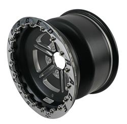 Race Star 63 Pro Forged Single Beadlock Black Anodized Machined Wheels 15x10