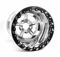 Race Star 63 Pro Forged Double Beadlock Polished Wheels 15x15