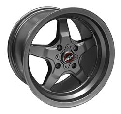 Race Star 91 Drag Star Metallic Gray Wheels 15x10
