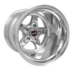 Race Star 92 Drag Star Polished Wheels 17x9.5