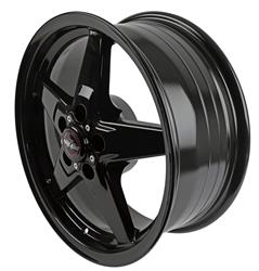 Race Star 92 Drag Star Gloss Black Wheels 17x7
