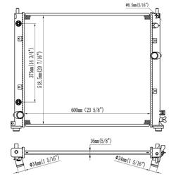 Reach Cooling Radiators for 2008-2013 CTS - 41-13109