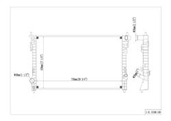 Reach Cooling Radiators for 2010-2012 MKS, TAURUS - 41-13186