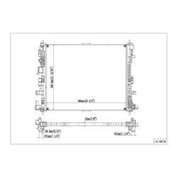 Reach Cooling Radiators for 2018-2023 EQUINOX, TERRAIN - 41-13682