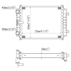 Reach Cooling Radiators 41-13809