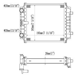 Reach Cooling Radiators 41-13810