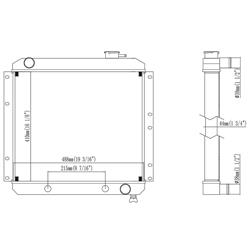 Reach Cooling Radiators for 1970-1980 LAND CRUISER - 41-180