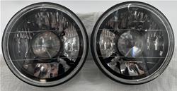 Redline LumTronix White Diamond Projector Black Illusion Conversion Headlights HH-006BLKI