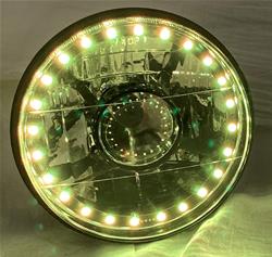 Redline LumTronix White Diamond Projector Black Illusion Conversion Headlights HH-037BLKI
