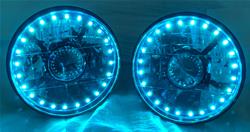 Redline LumTronix White Diamond Projector Black Illusion Conversion Headlights HH-038BLKI