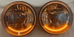 Redline LumTronix White Diamond Black Illusion Conversion Headlights HH-001BLKI-TS