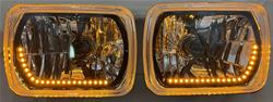 Redline LumTronix Elite Diamond Black Illusion Conversion Headlights HH-003BLKI-TS