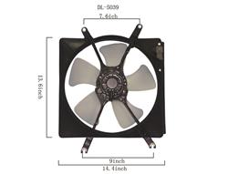 Agility Auto Parts Fan Assemblies for 1994-2001 INTEGRA - 6011103