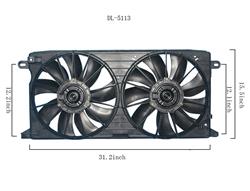 Agility Auto Parts Fan Assemblies for 2001-2003 AURORA, 2000-2005 DEVILLE - 6014101