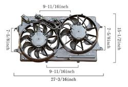 Agility Auto Parts Fan Assemblies for 2001-2002 FOCUS - 6018124