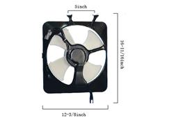 Agility Auto Parts Fan Assemblies for 1997-1998 CR-V - 6019124