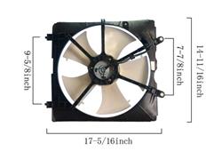 Agility Auto Parts Fan Assemblies for 2006-2011 CIVIC - 6019137
