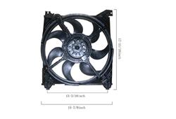 Agility Auto Parts Fan Assemblies for 2001-2006 SANTA FE - 6020110