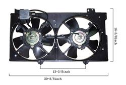 Agility Auto Parts Fan Assemblies for 2003-2008 6 - 6028120