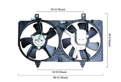 Agility Auto Parts Fan Assemblies for 2002-2006 SENTRA - 6029128
