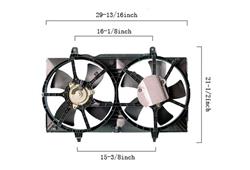 Agility Auto Parts Fan Assemblies for 2004-2009 QUEST - 6029140