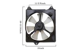 Agility Auto Parts Fan Assemblies for 1997-1999 CAMRY, 1997-1998 ES300, 1999 SOLARA - 6034109
