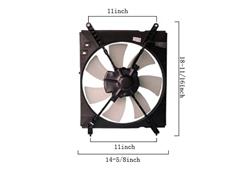 Agility Auto Parts Fan Assemblies for 2000-2001 CAMRY - 6034111