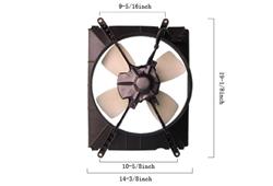 Agility Auto Parts Fan Assemblies for 1992-1996 CAMRY - 6034120