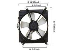 Agility Auto Parts Fan Assemblies for 1995-1996 CAMRY - 6034122