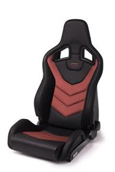 Recaro Sportster GT Black Vinyl Seat with Sub-Hole 410.1SH.3164