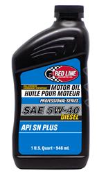5w40 Red Line Professional Series Motor Oil 12714