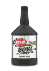 80W Red Line 80W Motorcycle Gear Oil with ShockProof 42704