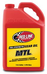 75W80 Red Line MTL Transmission Gear Oil 50205