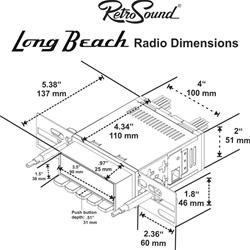 RetroSound - Automotive Radios for 1963-1964 IMPALA - ZZZ LBC-M4-111-09-79