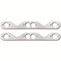 Steel Graphite Pair 2MM Thick Header Exhaust Manifold Gaskets Compatible with Small Block Chevy GMC SBC Gen 1 Engines 88-00 