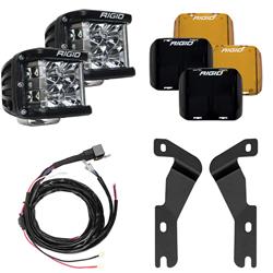 Rigid Industries A-Pillar Mount with D-SS PRO-Series Lights 46707