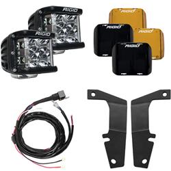 Rigid Industries A-Pillar Mount with D-SS PRO-Series Lights