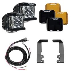 Rigid Industries A-Pillar Mount with D-SS PRO-Series Lights for 2022-2025 TUNDRA - 46808